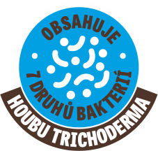 Obsahuje bakterie Trichoderma